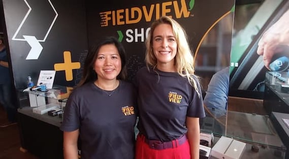 Melissa Hara e Tatiana Ré destacaram a experiência completa proporcionada ao cliente pelo FieldViewTM Shop