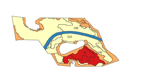 Monitor mostra mapa de prescrição de nitrogênio