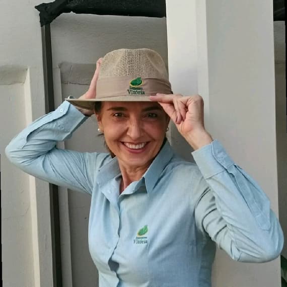 A engenheira agrônoma Patrícia Dias, líder técnica da Sementes Vitória