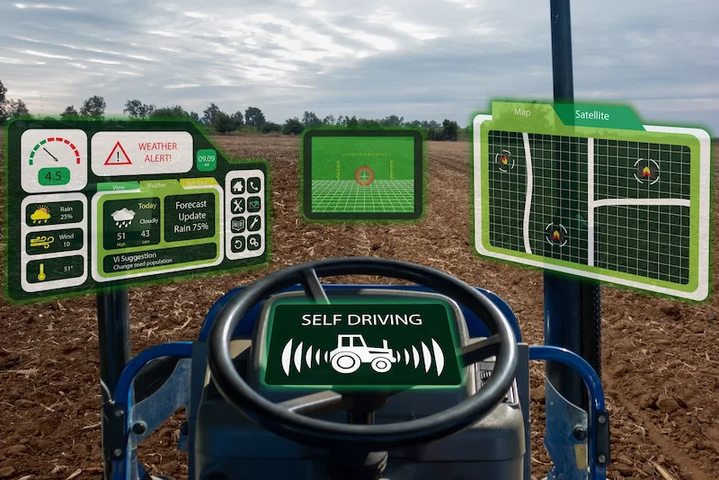 Equipamentos agrícolas automatizados através da tecnologia na lavoura